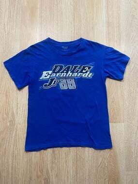 Hendrick Motorsports Dale Earnhardt Jr 88 NASCAR Racing T-Shirt Size S Blue